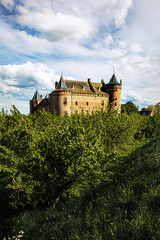 Obraz premium Old Middle Ages castle in the Netherlands
