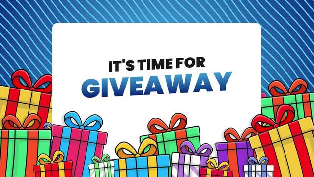 Giveaway Announcement Concept Animation