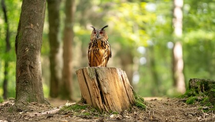 owl in the forest
