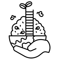 environment modern line style icon