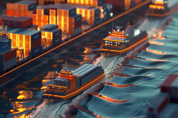 Industrial Shipping with Convoy representing the future of last-mile industrial shipping logistics.