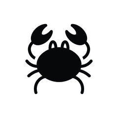 Crab vector icon