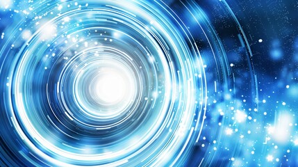 Obraz premium abstract blue background with circles