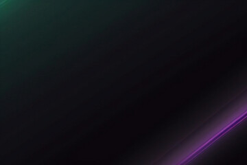 Fototapeta premium Líneas digitales de neón abstractas en el espacio oscuro, movimiento de energía multicolor brillante sobre fondo negro. Ciberespacio con estelas de luz rápidas. Concepto de tecnología.