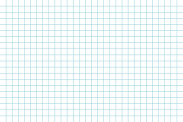 White grid paper background, Blank sheet of notebook paper, vector illustration
