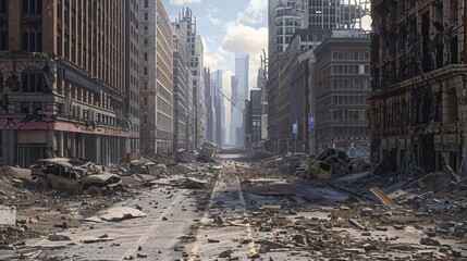 post-apocalyptic city