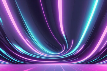abstract futuristic background with pink blue glowing neon moving high speed wave lines and bokeh lights data transfer concept fantastic wallpaper