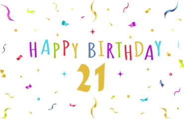 happy birthday graphics, confeti, banner, background, tv wallpaper, colorful - 21