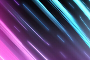 Fototapeta premium abstract futuristic background with pink blue glowing neon moving high speed flowing curve wave lines and bokeh lights. Data transfer concept Fantastic