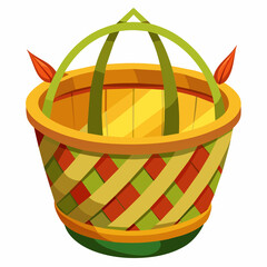 easter egg with a basket