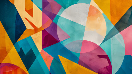 "Muted Ambiance, Vibrant Symmetry: Geometry in Flux"
