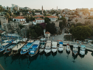 Naklejka premium Antalya's Nautical Heritage: Fishing, Yachting, and Beyond Kaleici