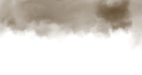 smoke on white background