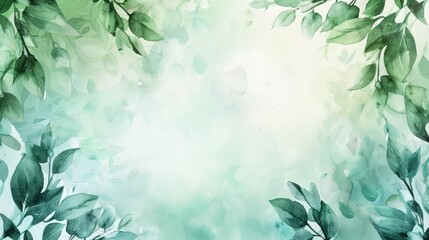 A medical template accented with herbal watercolor illustrations provides a calming visual for patient information brochures