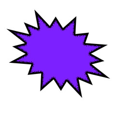 purple star burst