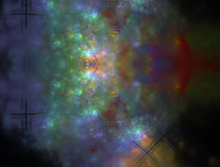 Imaginatory fractal abstract background Image