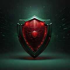 shield as the final defense of cyber attack. shield of cyber realm.
