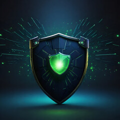shield as the final defense of cyber attack. shield of cyber realm.