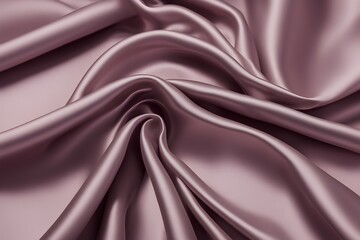 Obraz premium A piece of pink fabric with a wave pattern