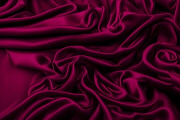 A purple fabric with a lot of folds and wrinkles