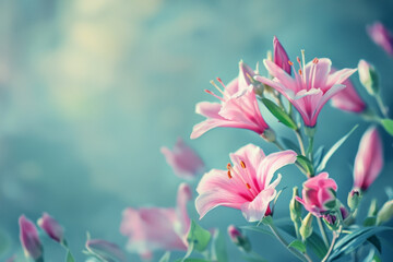 Obraz premium Beautiful bouquet of flowers. Holiday Background with flowers
