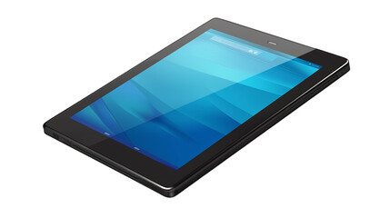 A smart e-reader with blue light filter on a transparent background. PNG format, This PNG file,...