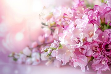 Beautiful bouquet of flowers. Holiday Background with flowers