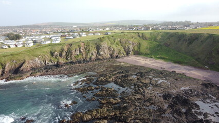 Eyemouth Caravan park, Scotland, Scottish Borders 