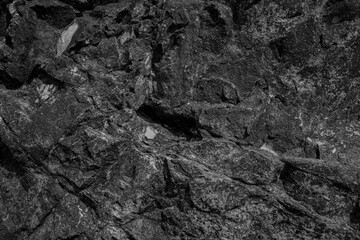 Abstract black and white stone background