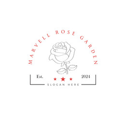 Boho hand drawn flower and women art design