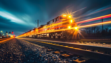 Logistics transport background