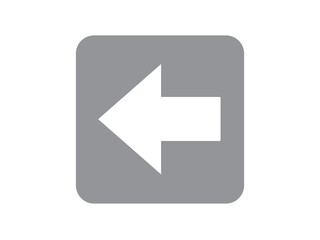 arrow left icon button design illustration.