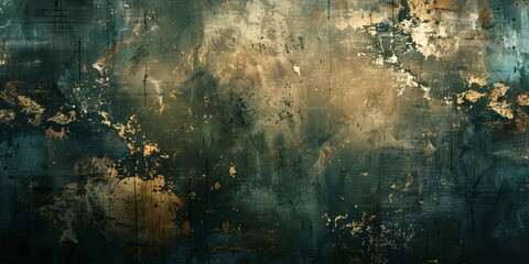 Antique distressed backdrop with textured blank wall and rugged exterior.