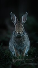 Fototapeta premium Young Rabbit beautiful background