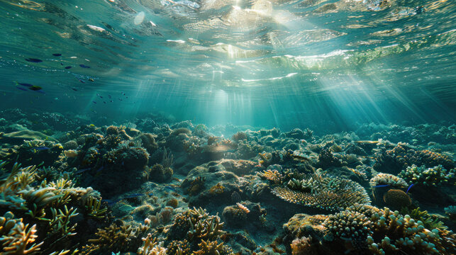 Global warming environment, ocean acidification threatens marine ecosystems and fisheries, necessitating emissions reductions and marine conservation efforts.