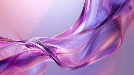 Abstract background features fluid, wavy lines and shapes that intertwine and flow gracefully