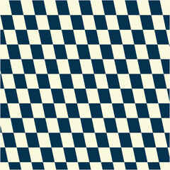 blue and white checkered tablecloth