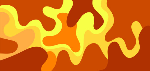 Vector colorful liquid abstract pattern for poster, banner, print, fabric and social media story with frame and border background