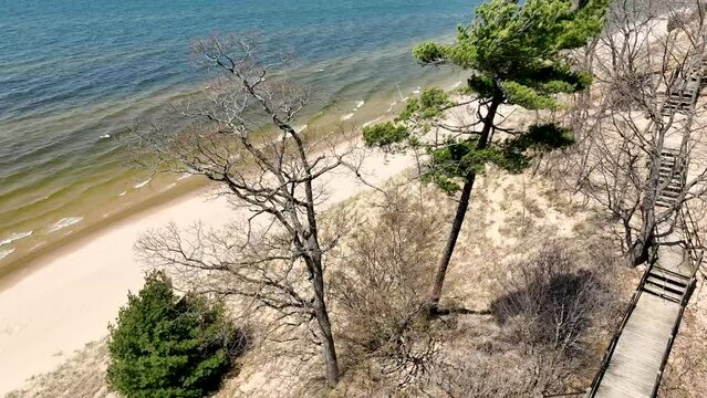 Dune Walkway along the shoreline