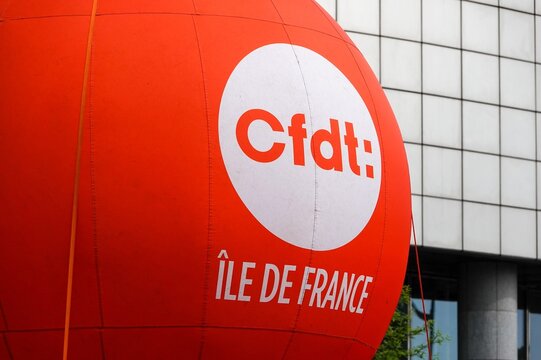 Ballon de cort&egrave;ge de manifestation Cfdt: &Icirc;LE DE FRANCE