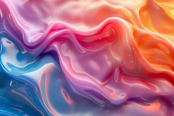 Obraz premium Vibrant Abstract Swirling Colors Background - Download Creative Wallpaper 