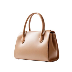 leather Women's handbag on Isolated transparent background png. generated with AI