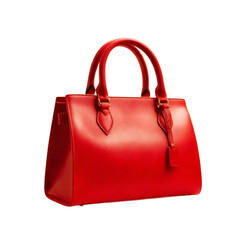 leather Women's handbag on Isolated transparent background png. generated with AI