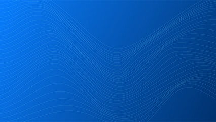 ABSTRACT COLORFUL WAVY LINES PATTERN GRADIENT BLUE COLOR BACKGROUND. GOOD FOR POSTER, WALLPAPER, COVER, FRAME, FLYER, SOCIAL MEDIA, GREETING CARD