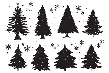 Christmas Tree Bundle vector design