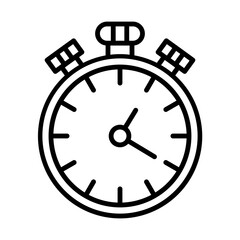 Stopwatch line icon