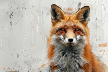 Obraz premium red fox vulpes