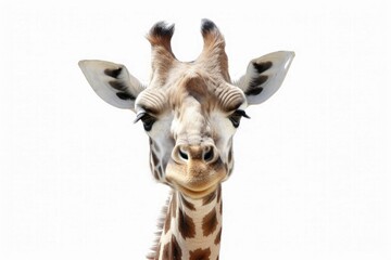 Obraz premium giraffe isolated on white