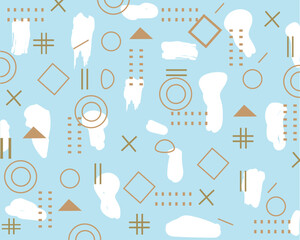 seamless pattern with accessories background
