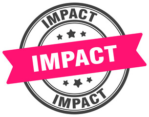 Fototapeta premium impact stamp. impact label on transparent background. round sign